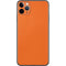 Orange Carbon Fiber Specialty Material iPhone 11 Pro Max Skin