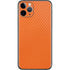 Orange Carbon Fiber Specialty Material iPhone 11 Pro Skin