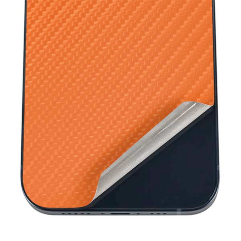 Orange Carbon Fiber Specialty Material iPhone 12 Mini Skin