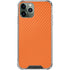 Orange Carbon Fiber Specialty Material iPhone 12 Pro Clear Case