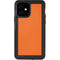 Orange Carbon Fiber Specialty Material iPhone 12 Waterproof Case