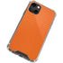 Orange Carbon Fiber Specialty Material iPhone 13 Mini Clear Case
