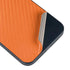 Orange Carbon Fiber Specialty Material iPhone 13 Mini Skin
