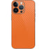 Orange Carbon Fiber Specialty Material iPhone 13 Pro Skin