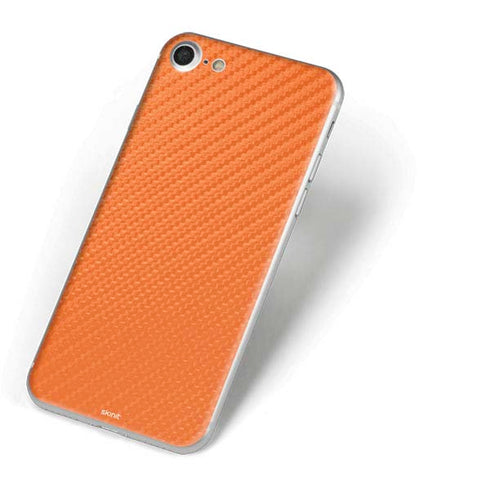 Orange Carbon Fiber Specialty Material iPhone 7 Skin