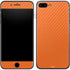Orange Carbon Fiber Specialty Material iPhone 8 Plus Skin