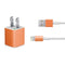 Orange Carbon Fiber Specialty Material iPhone Charger (5W USB) Skin