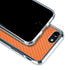 Orange Carbon Fiber Specialty Material iPhone SE (2nd & 3rd Gen) Clear Case