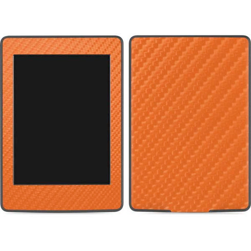 Orange Carbon Fiber Specialty Texture Material Amazon Kindle Skin