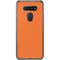 Orange Carbon Fiber Specialty Texture Material LG K51/Q51 Clear Case