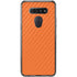 Orange Carbon Fiber Specialty Texture Material LG K51/Q51 Clear Case