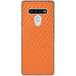Orange Carbon Fiber Specialty Texture Material LG Stylo 6 Clear Case