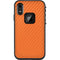 Orange Carbon Fiber Specialty Texture Material LifeProof Fre iPhone Skin