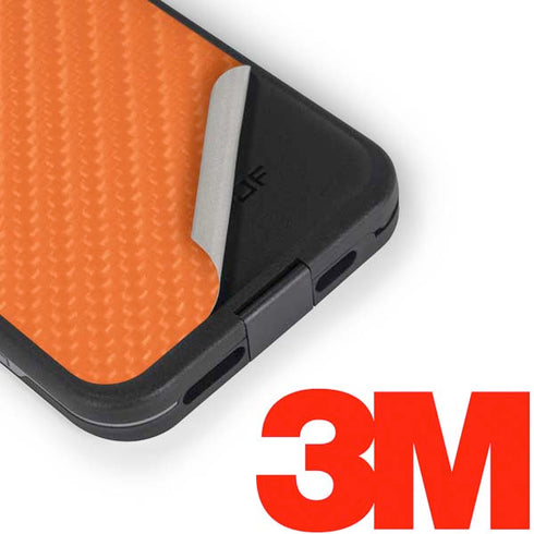 Orange Carbon Fiber Specialty Texture Material LifeProof Fre iPhone Skin