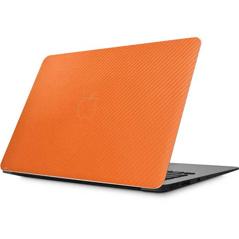 Orange Carbon Fiber Specialty Texture Material Apple MacBook Skin