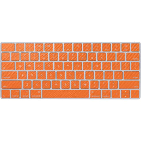 Orange Carbon Fiber Specialty Material Magic Keyboard Skin