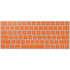 Orange Carbon Fiber Specialty Material Magic Keyboard Skin