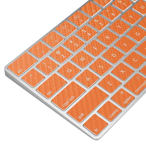 Orange Carbon Fiber Specialty Material Magic Keyboard Skin