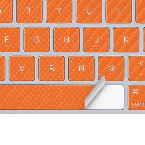 Orange Carbon Fiber Specialty Material Magic Keyboard Skin