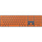 Orange Carbon Fiber Specialty Material Magic Keyboard with Numeric Keypad Skin