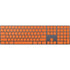 Orange Carbon Fiber Specialty Material Magic Keyboard with Numeric Keypad Skin