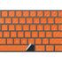 Orange Carbon Fiber Specialty Material Magic Keyboard with Numeric Keypad Skin