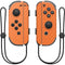 Orange Carbon Fiber Specialty Texture Material Nintendo Joy-Con (L/R) Controller Skin