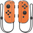 Orange Carbon Fiber Specialty Texture Material Nintendo Joy-Con (L/R) Controller Skin