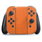 Orange Carbon Fiber Specialty Texture Material Nintendo Switch (2017-2021) Joy-Con Controller Skin
