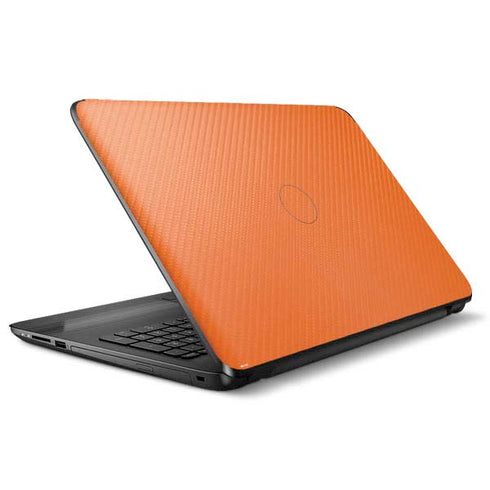 Orange Carbon Fiber Specialty Texture Material HP Notebook Skin
