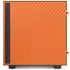 Orange Carbon Fiber Specialty Material NZXT H510 Compact ATX Mid-Tower Case Skin