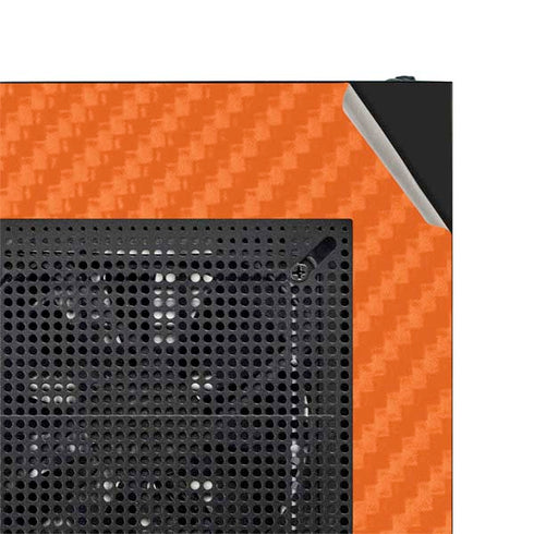 Orange Carbon Fiber Specialty Material NZXT H510 Compact ATX Mid-Tower Case Skin