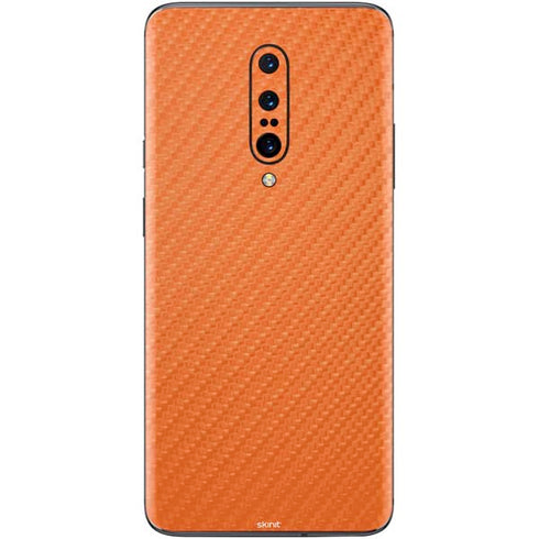 Orange Carbon Fiber Specialty Material OnePlus 7 Pro Skin