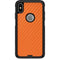 Orange Carbon Fiber Specialty Texture Material Otterbox Commuter iPhone Skin