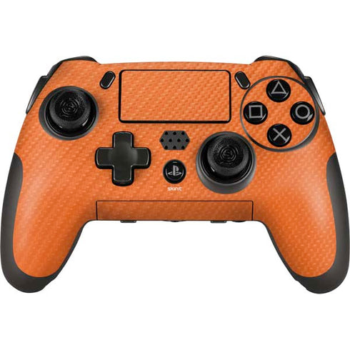 Orange Carbon Fiber Specialty Material PlayStation Scuf Vantage 2 Controller Skin