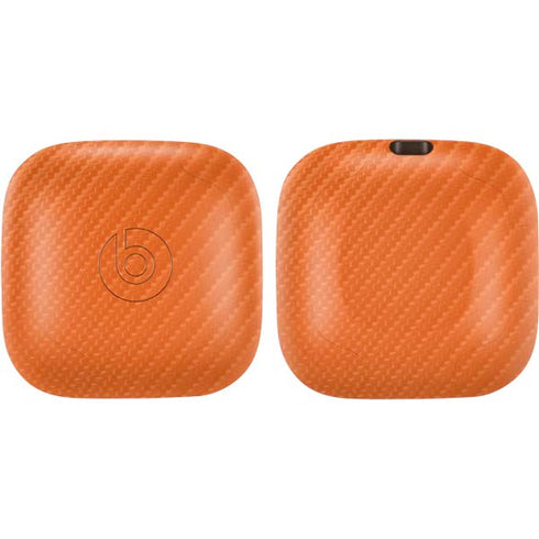 Orange Carbon Fiber Specialty Material PowerBeats Pro Skin