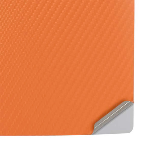 Orange Carbon Fiber Specialty Material PS5 Console Skin