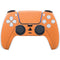 Orange Carbon Fiber Specialty Material PS5 Controller Skin