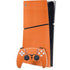 Orange Carbon Fiber Specialty Material PS5 Slim Digital Edition Bundle Skin
