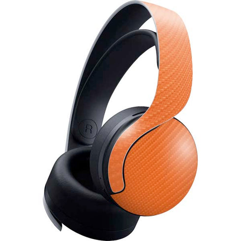 Orange Carbon Fiber Specialty Material PULSE 3D Wireless Headset for PS5 Skin