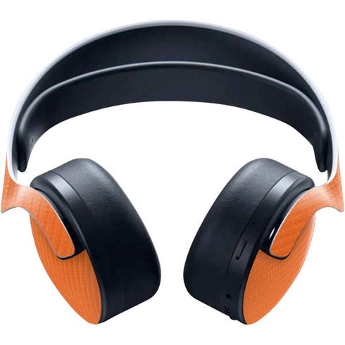 Orange Carbon Fiber Specialty Material PULSE 3D Wireless Headset for PS5 Skin