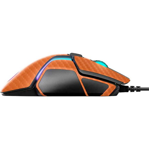 Orange Carbon Fiber Specialty Material SteelSeries Rival 600 Gaming Mouse Skin