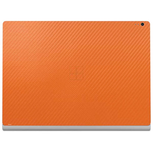 Orange Carbon Fiber Specialty Material Surface Book 2 13.5in Skin