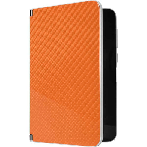 Orange Carbon Fiber Specialty Material Surface Duo Skin