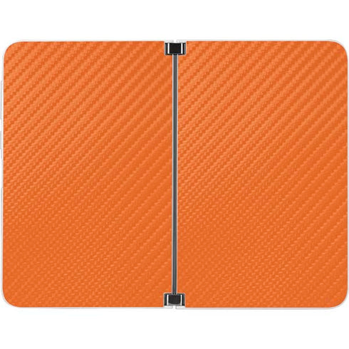 Orange Carbon Fiber Specialty Material Surface Duo Skin