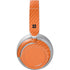 Orange Carbon Fiber Specialty Material Surface Headphones Skin