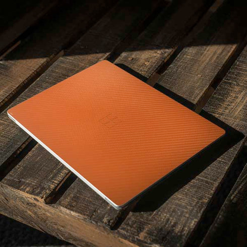 Orange Carbon Fiber Specialty Material Surface Laptop 3 13.5in Skin