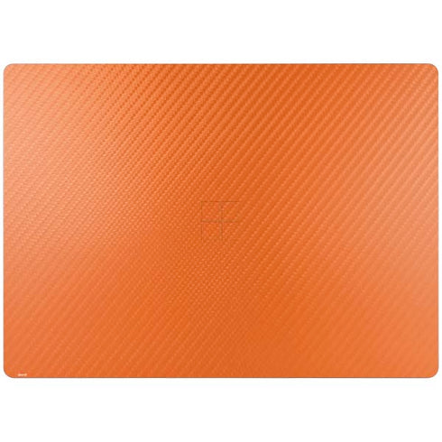 Orange Carbon Fiber Specialty Material Surface Laptop 4 15in Skin