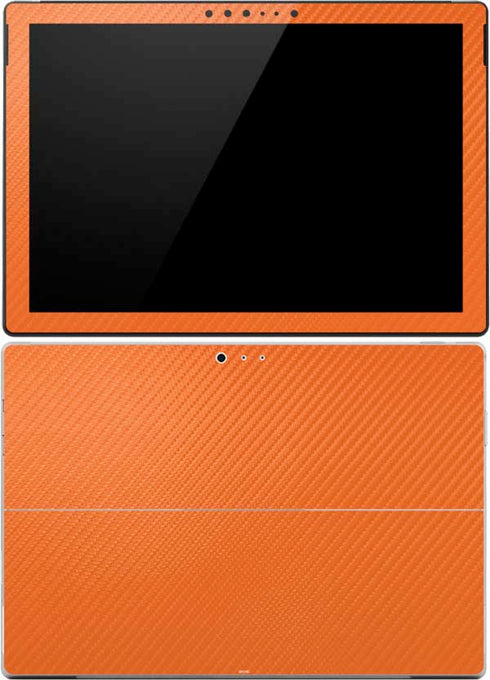 Orange Carbon Fiber Specialty Material Surface Pro (2017) Skin