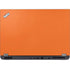 Orange Carbon Fiber Specialty Texture Material Lenovo ThinkPad Skin